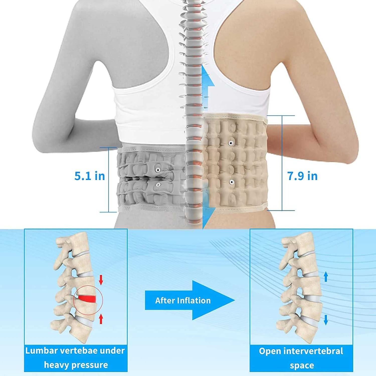 Comphyo LumbarSupport - Comfortabele Rugondersteuning